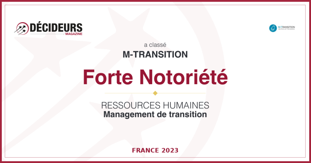 MTRANSITION - ressources humaines management de transition classement 2023 cabinet de conseils France